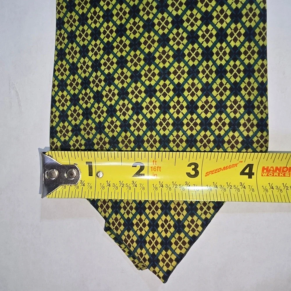 Vintage Green All Silk Made in‎ Italy Dayton's Brand Neck Tie NEW!